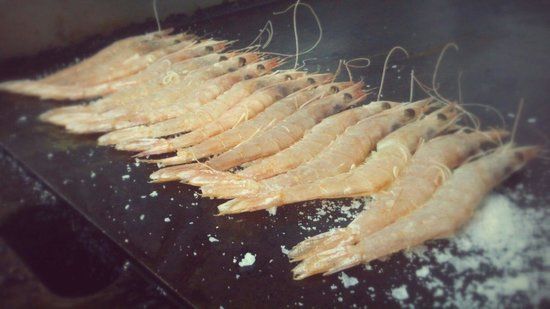 gamba blanca a la plancha tamaño xl en saboreahuelva