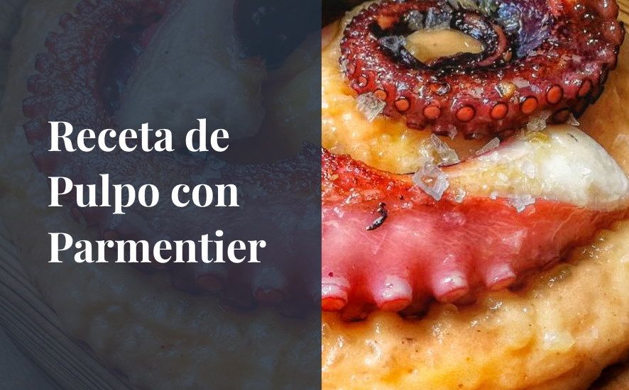 Receta de pulpo con parmentier - Saborea Huelva