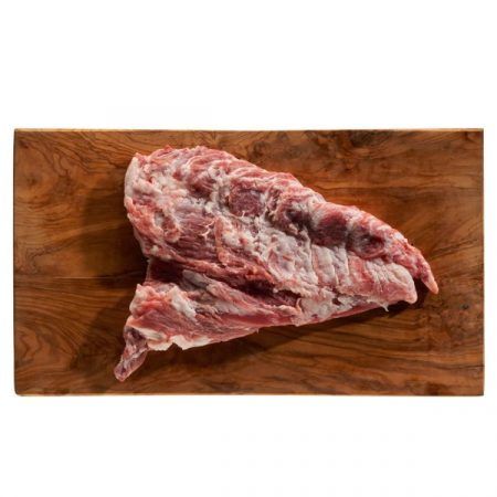 Pluma ibérica fresca lista para cocinar