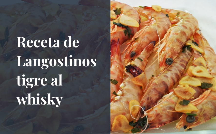 Receta de Langostinos Tigre al Horno con Whisky y Guindilla 1 cocinar langostinos tigre al horno con whisky y guindilla