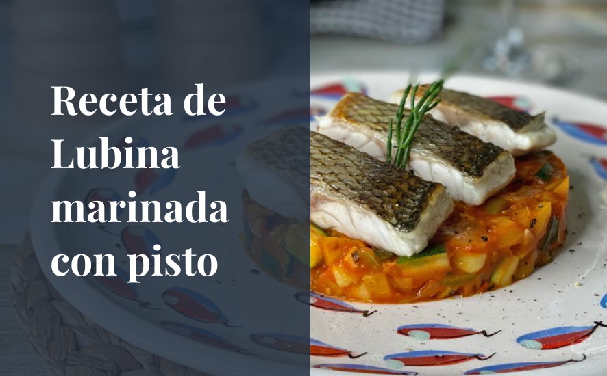 LUBINA CON PISTO RECETA DE SABOREAHUELVA.COM