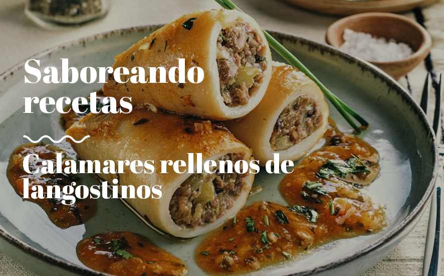 Cómo cocinar Calamares rellenos de langostinos - Saborea Huelva