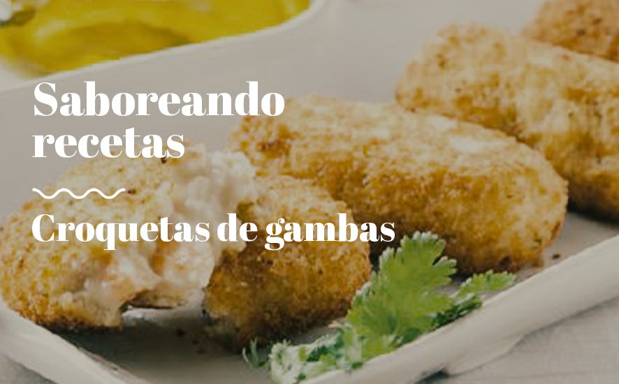 Croquetas de gambas - Saborea Huelva