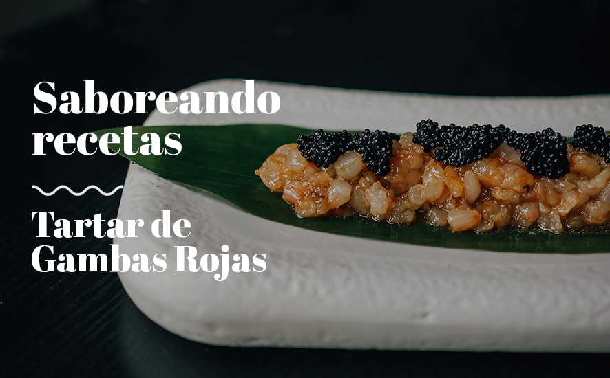Tartar de gambas blancas - Saborea Huelva