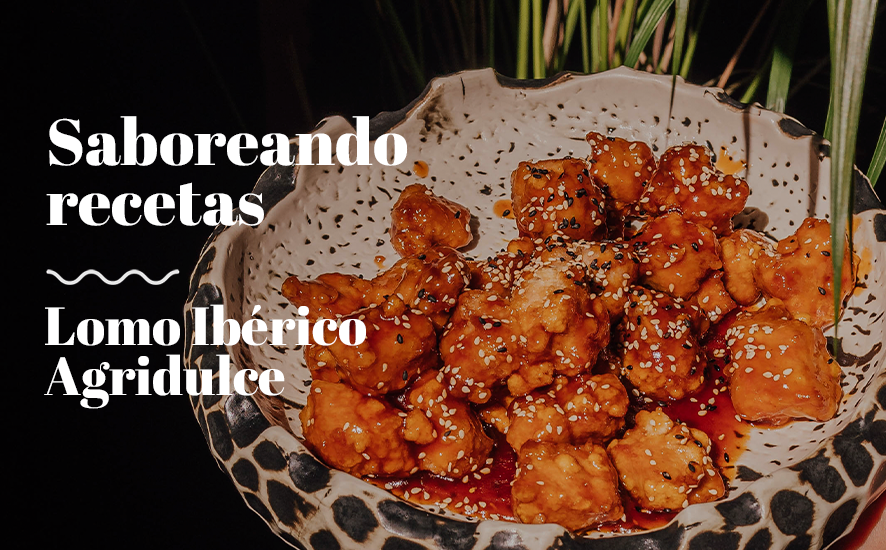 Lomo Ibérico de cerdo en salsa agridulce - Saborea Huelva